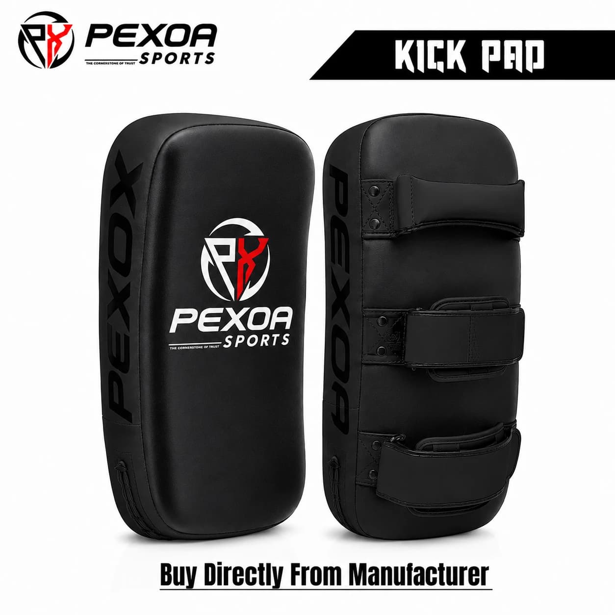Double Hold Training Kick Shield