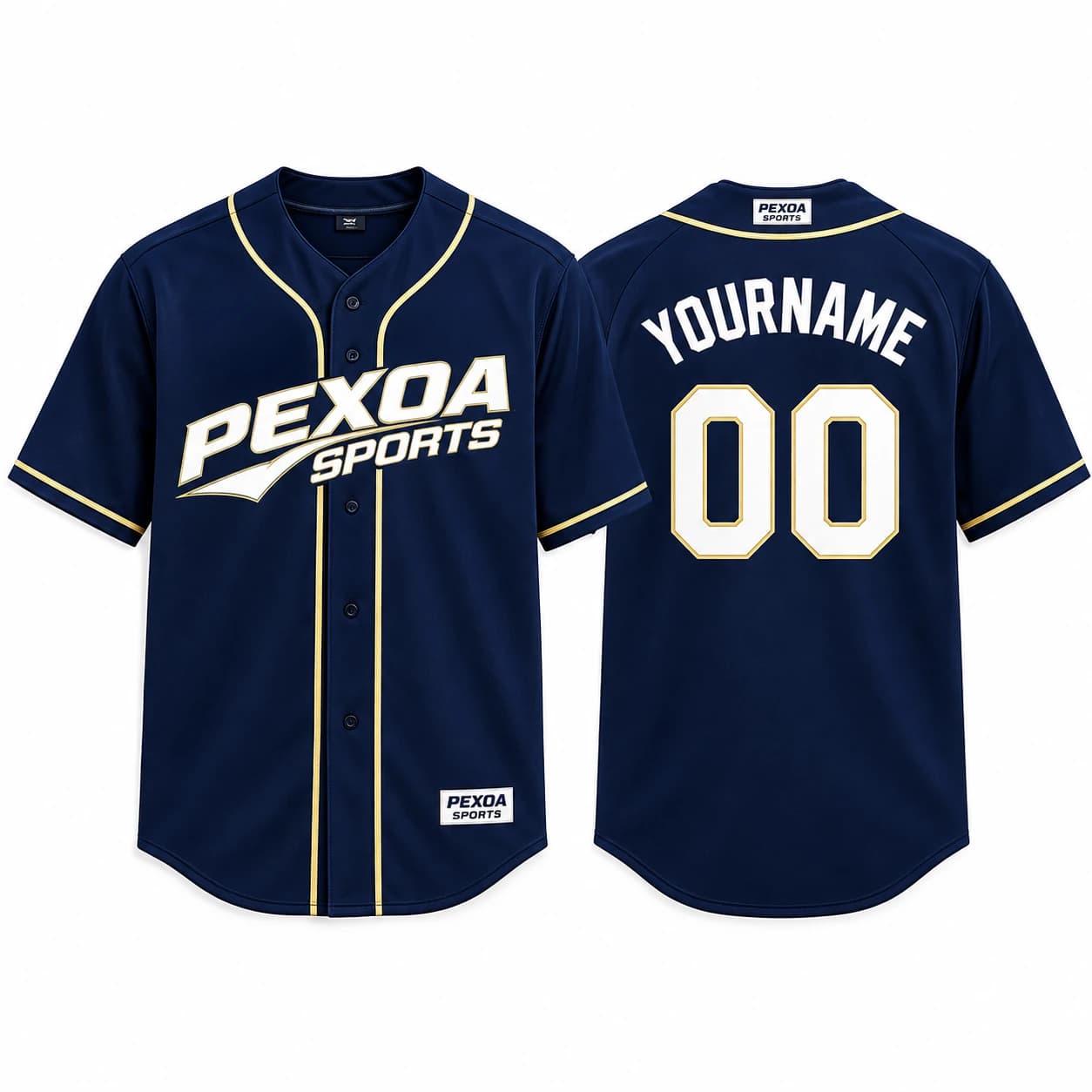 Custom Sublimation Baseball Jersey - Image 2