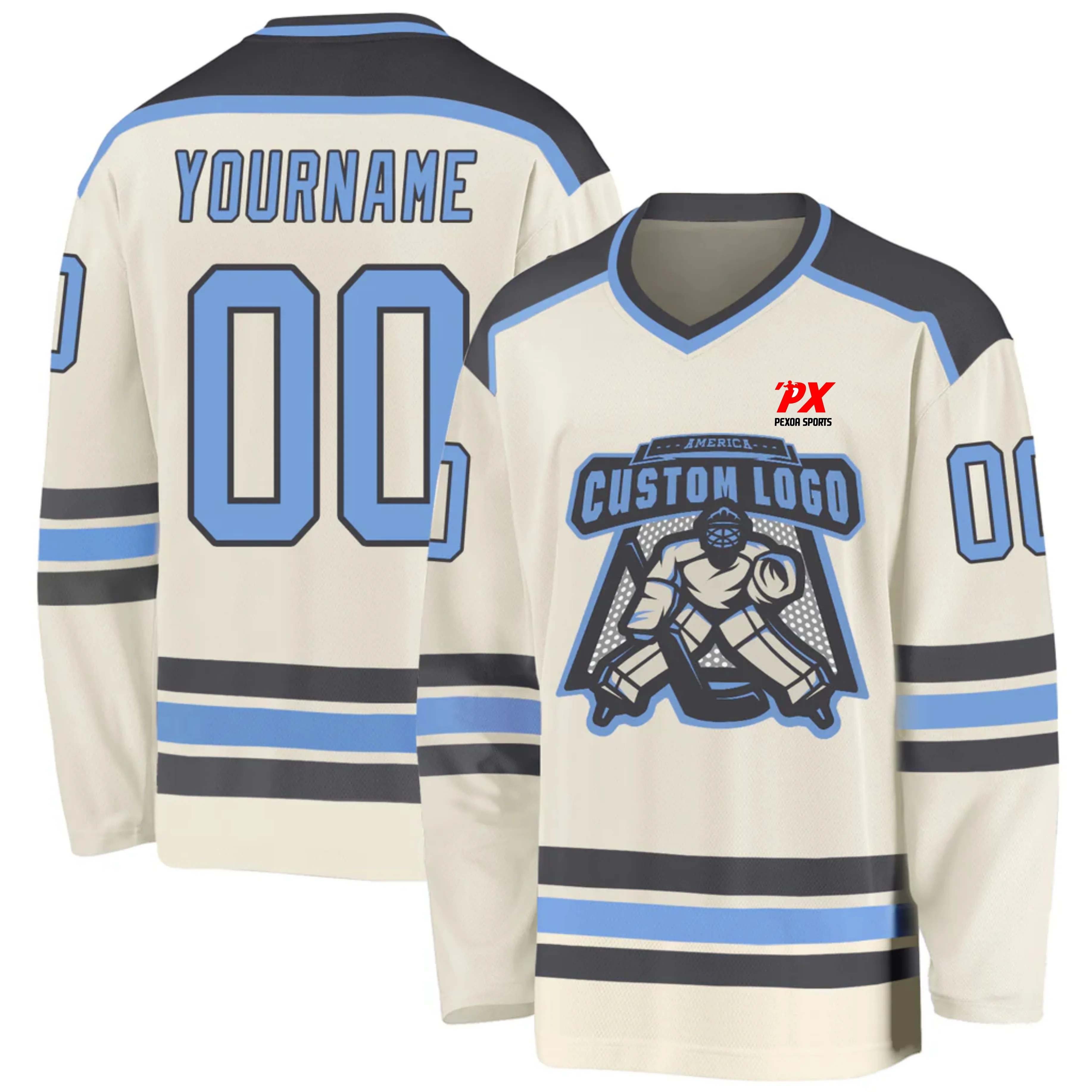Vintage Style Hockey Jersey