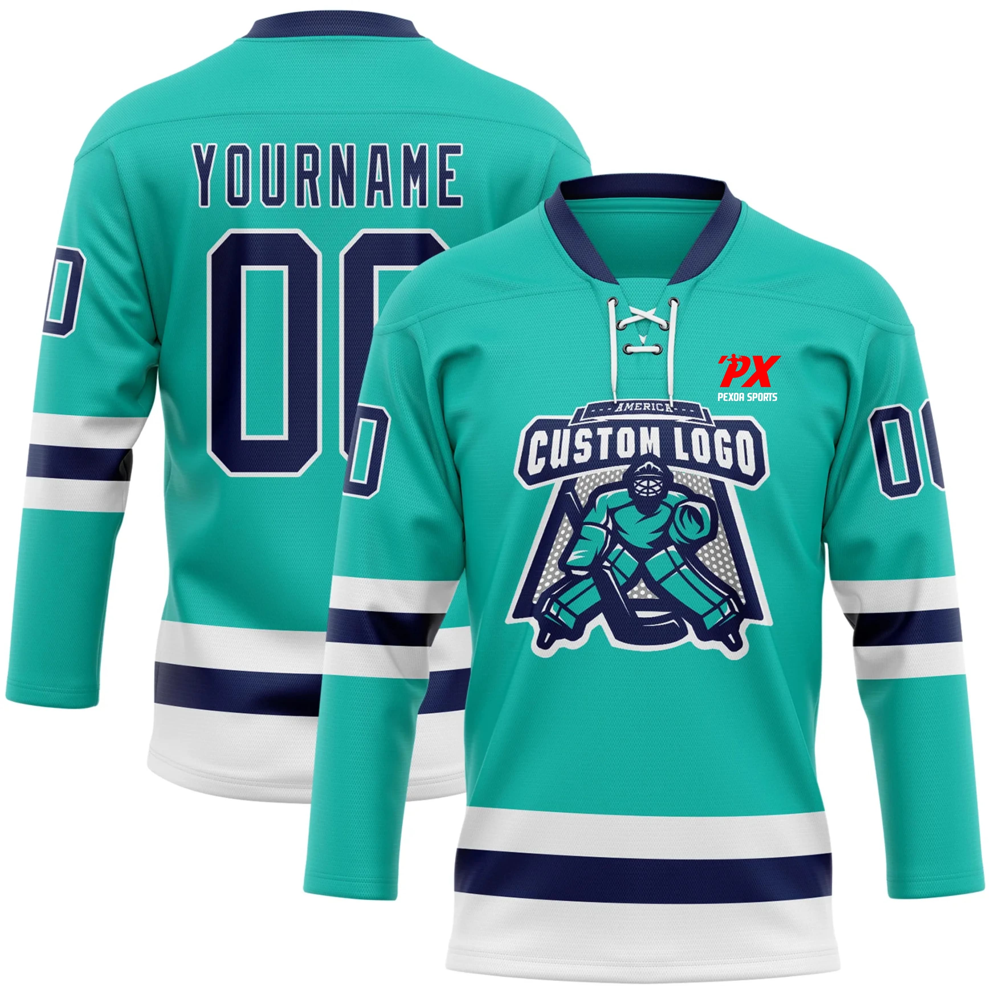Vintage Style Hockey Jersey - Image 2