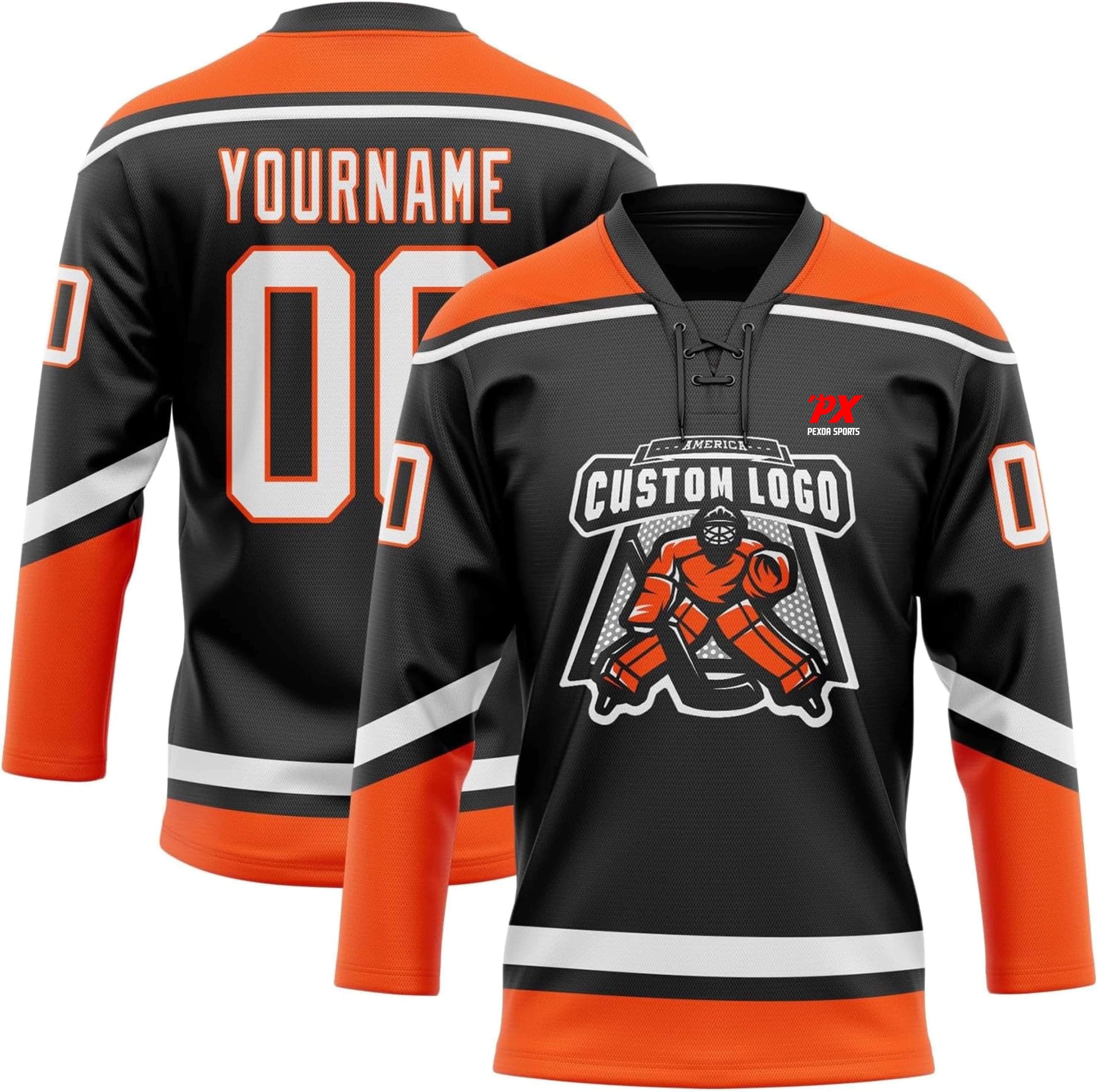 Vintage Style Hockey Jersey - Image 3