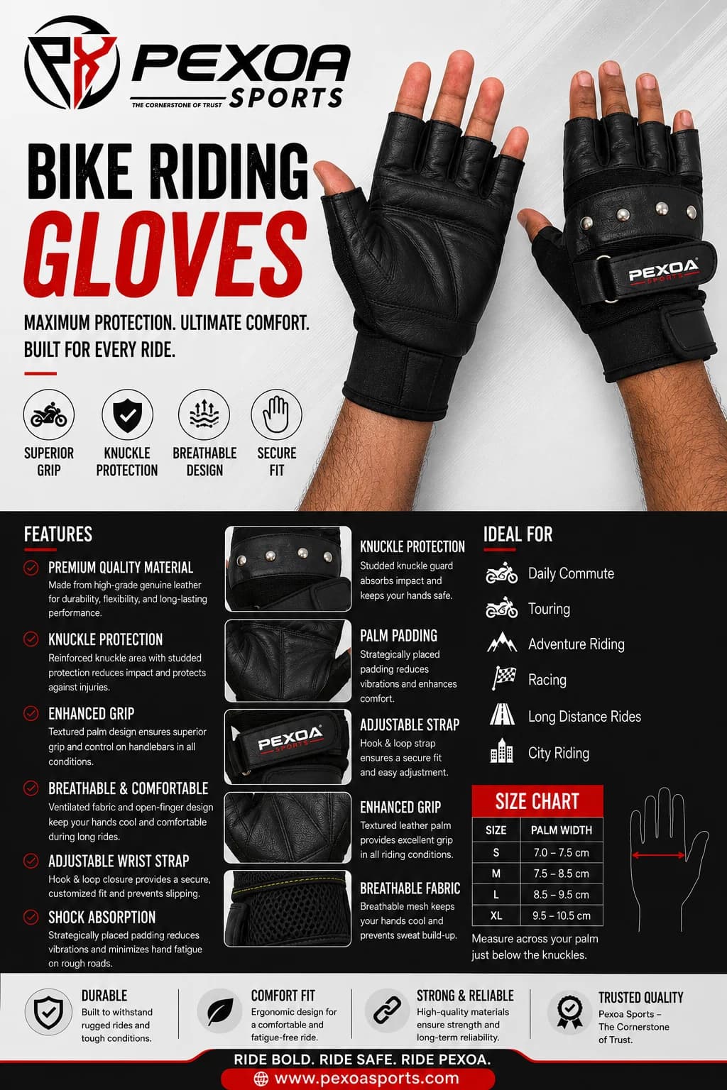 Pro Performance Riding Gloves