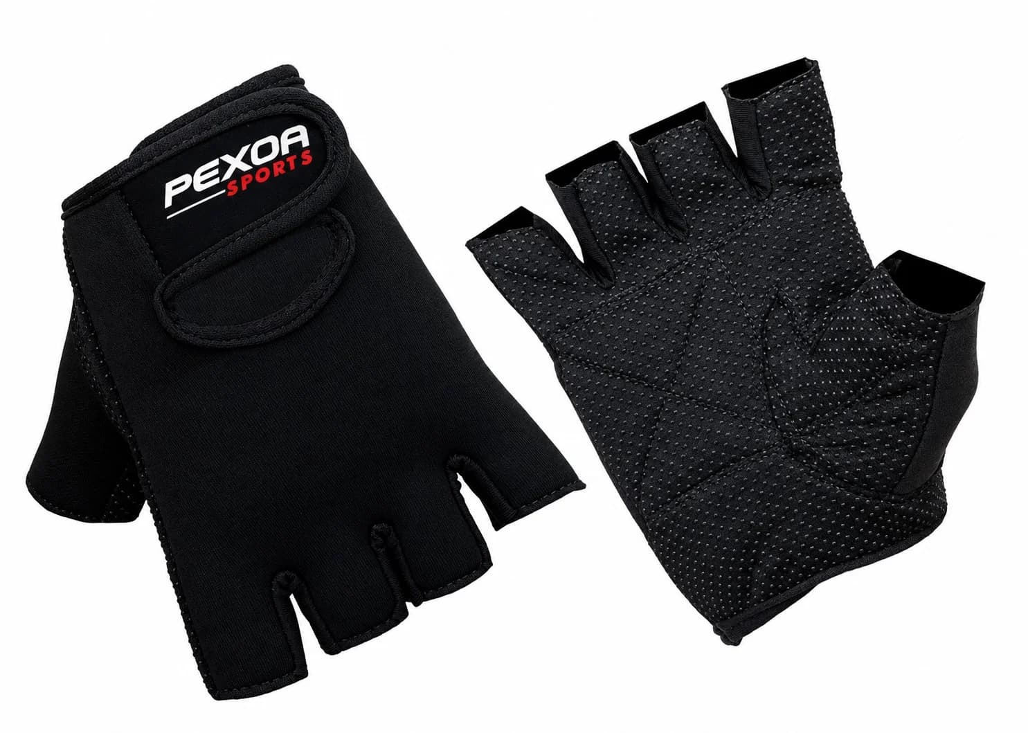 Black & Pink Ladies Gym Gloves